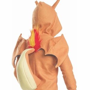 Child's Charizard Pokemon Hoodie Costume (M)